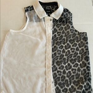Hurley Black and White Tank Top with Bold Design